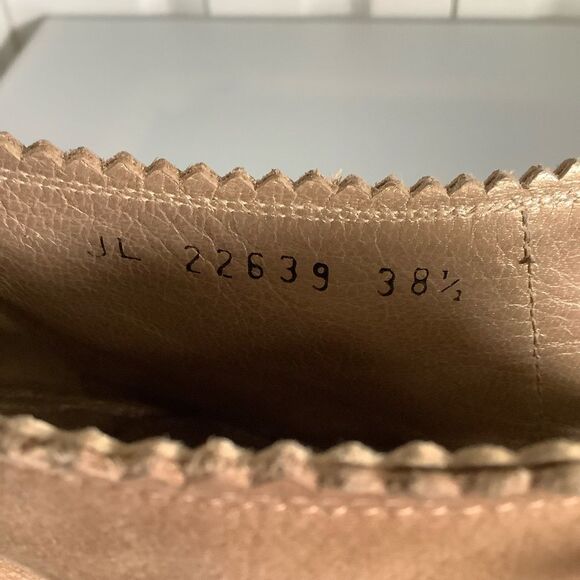 STUART WEITZMAN SUEDE LACE UP PEEP TOE HEELED SHOES/BOOTIES SIZE 38.5 - Picture 7 of 13